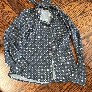 vintage blouse.  long sleeve. size medium